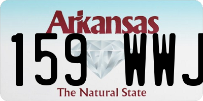 AR license plate 159WWJ