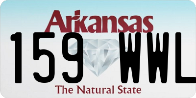 AR license plate 159WWL