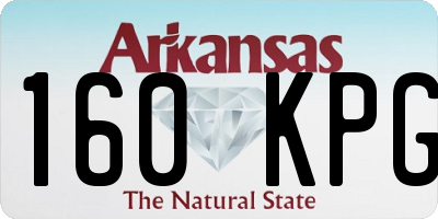 AR license plate 160KPG