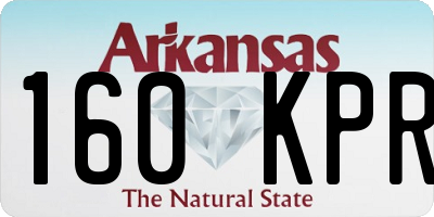 AR license plate 160KPR