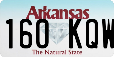 AR license plate 160KQW