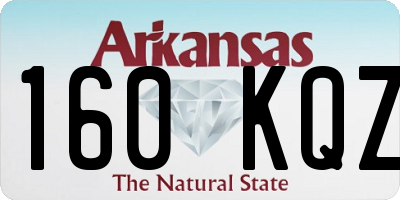 AR license plate 160KQZ