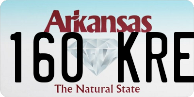 AR license plate 160KRE