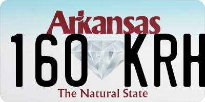 AR license plate 160KRH