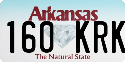 AR license plate 160KRK