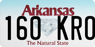 AR license plate 160KRO
