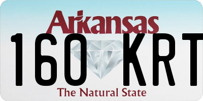 AR license plate 160KRT