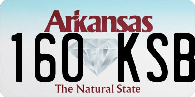 AR license plate 160KSB
