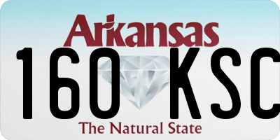AR license plate 160KSC