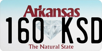 AR license plate 160KSD
