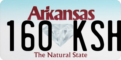 AR license plate 160KSH