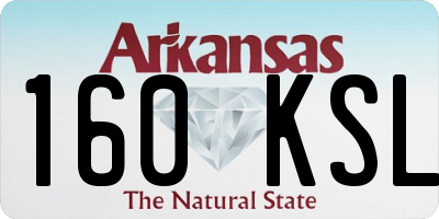 AR license plate 160KSL