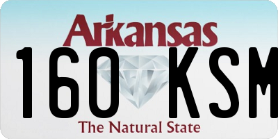 AR license plate 160KSM