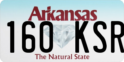 AR license plate 160KSR