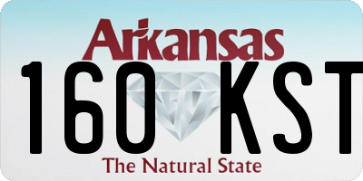 AR license plate 160KST