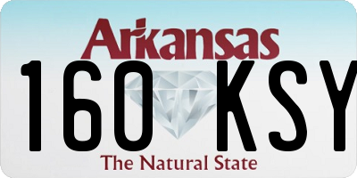 AR license plate 160KSY