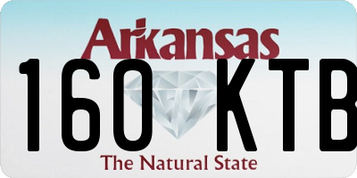 AR license plate 160KTB