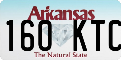 AR license plate 160KTC