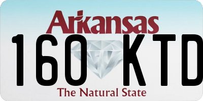 AR license plate 160KTD