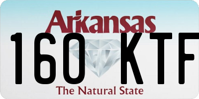 AR license plate 160KTF