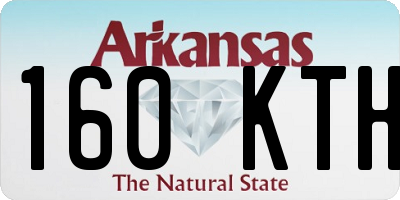 AR license plate 160KTH