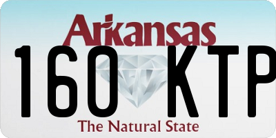 AR license plate 160KTP