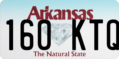 AR license plate 160KTQ