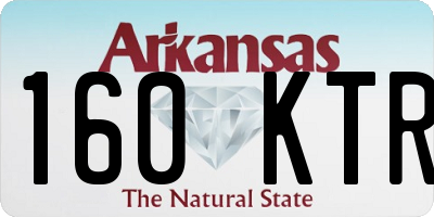 AR license plate 160KTR