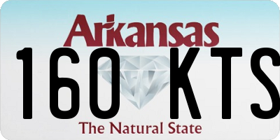 AR license plate 160KTS