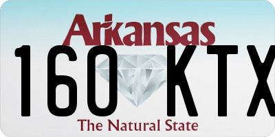 AR license plate 160KTX