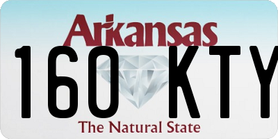 AR license plate 160KTY