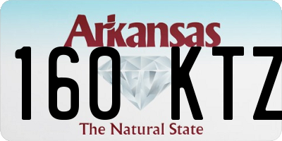 AR license plate 160KTZ