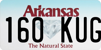 AR license plate 160KUG