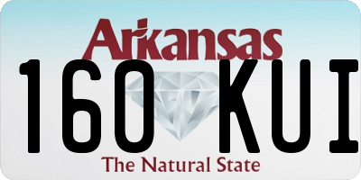 AR license plate 160KUI