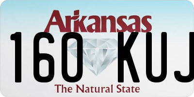AR license plate 160KUJ