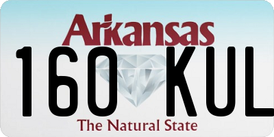 AR license plate 160KUL