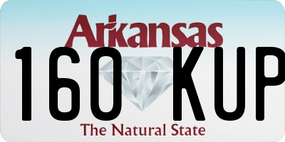 AR license plate 160KUP