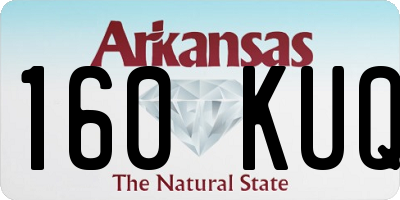 AR license plate 160KUQ