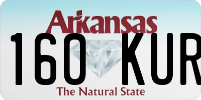 AR license plate 160KUR