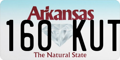 AR license plate 160KUT