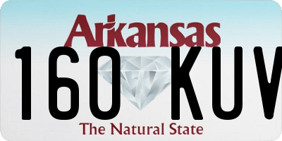AR license plate 160KUV