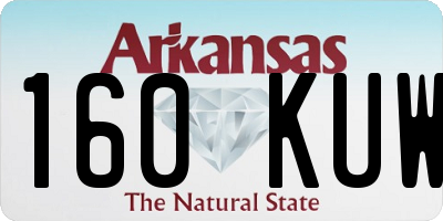 AR license plate 160KUW