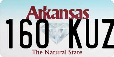 AR license plate 160KUZ