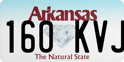 AR license plate 160KVJ