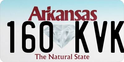 AR license plate 160KVK