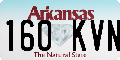 AR license plate 160KVN