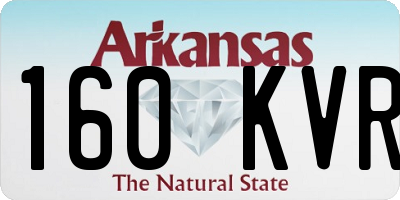 AR license plate 160KVR