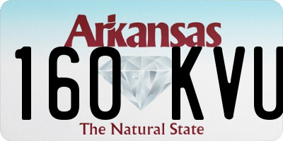 AR license plate 160KVU