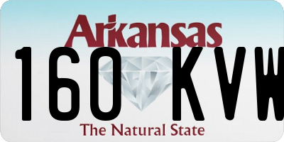 AR license plate 160KVW