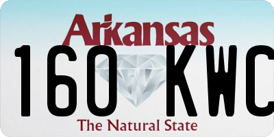AR license plate 160KWC